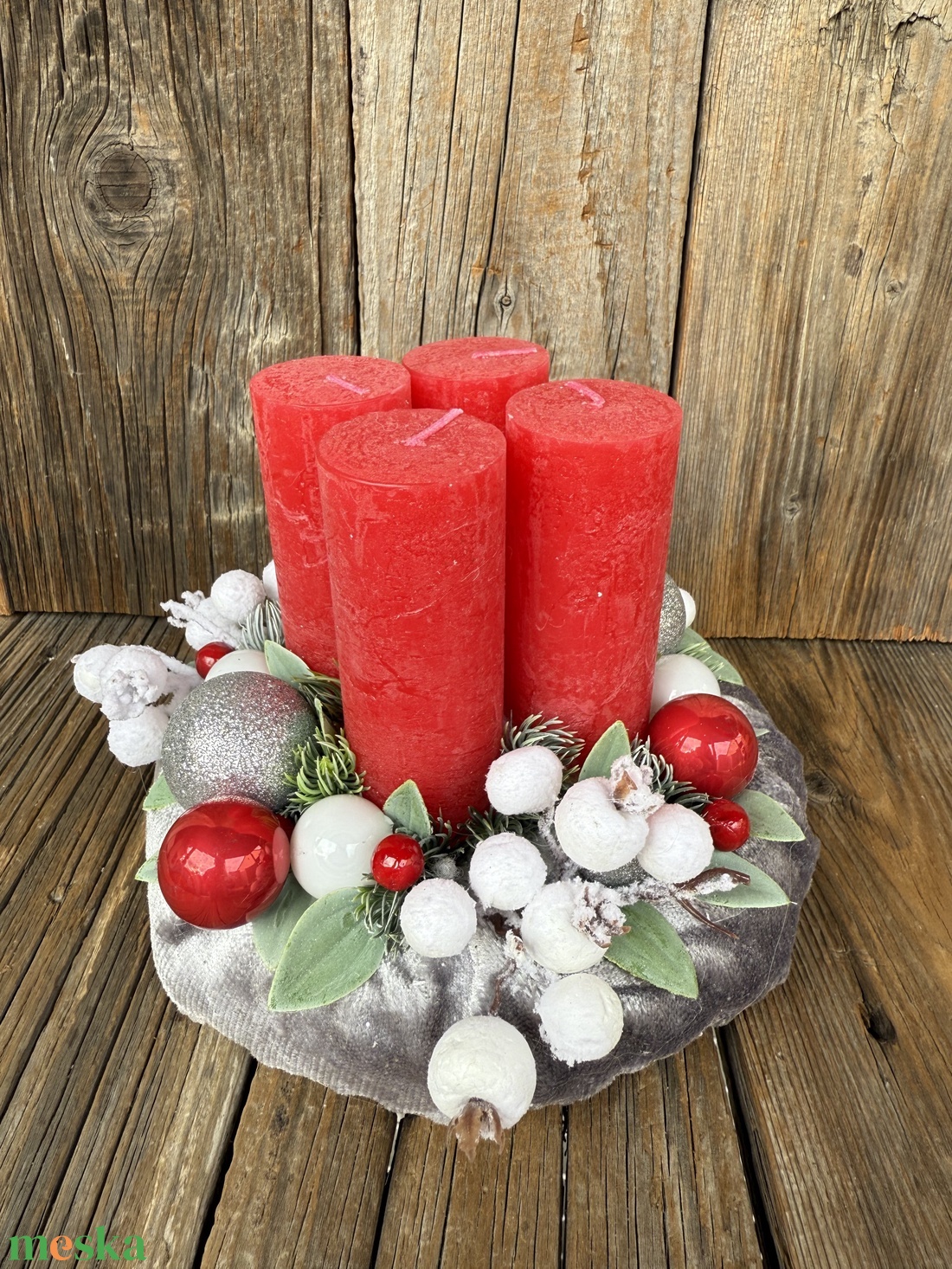 Adventi koszorú - karácsony - adventi díszek - adventi koszorú - Meska.hu