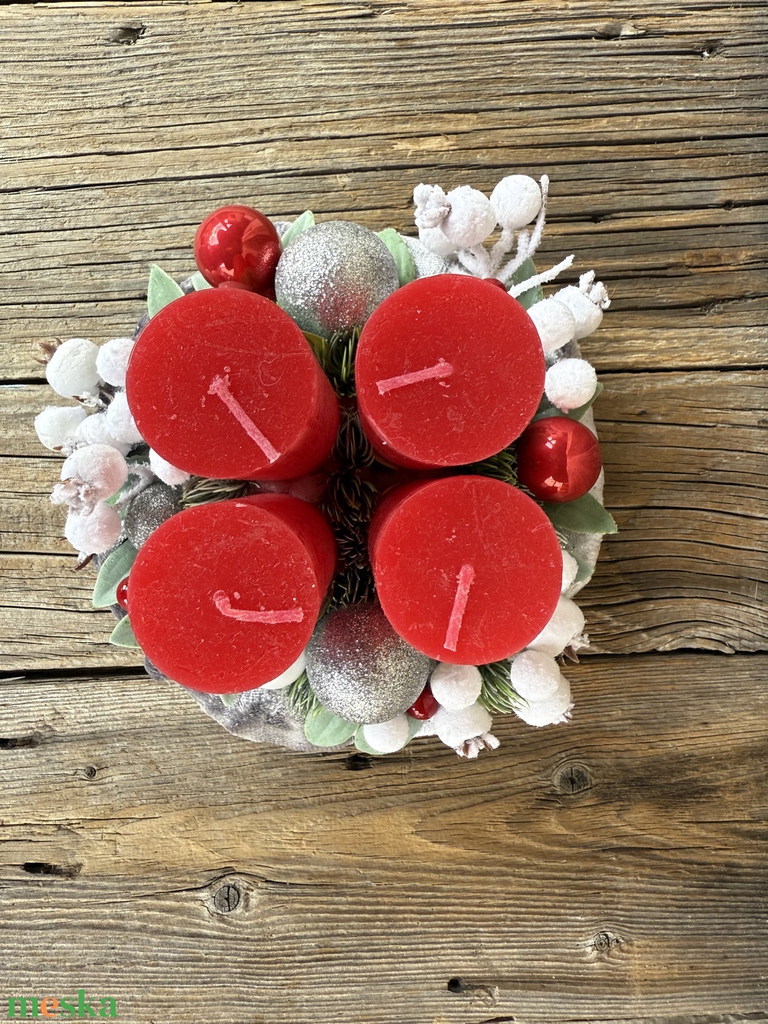 Adventi koszorú - karácsony - adventi díszek - adventi koszorú - Meska.hu