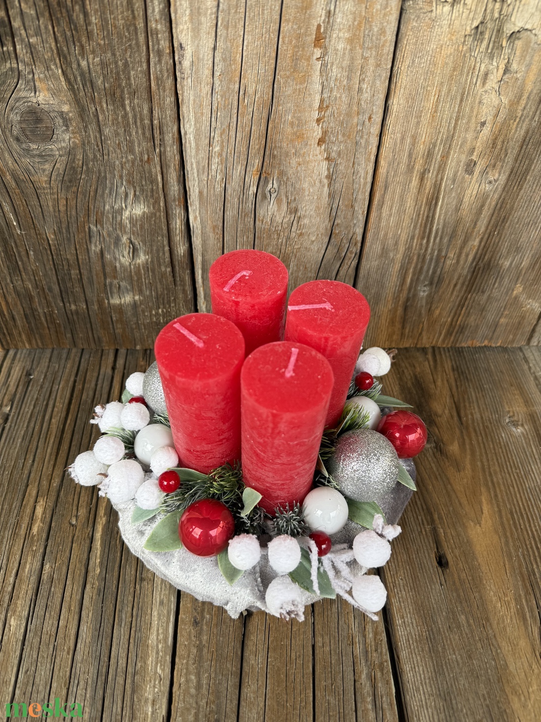 Adventi koszorú - karácsony - adventi díszek - adventi koszorú - Meska.hu