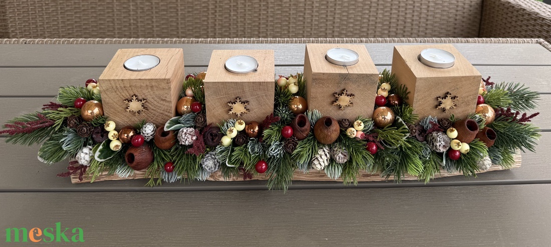 Adventi dísz - karácsony - adventi díszek - adventi koszorú - Meska.hu