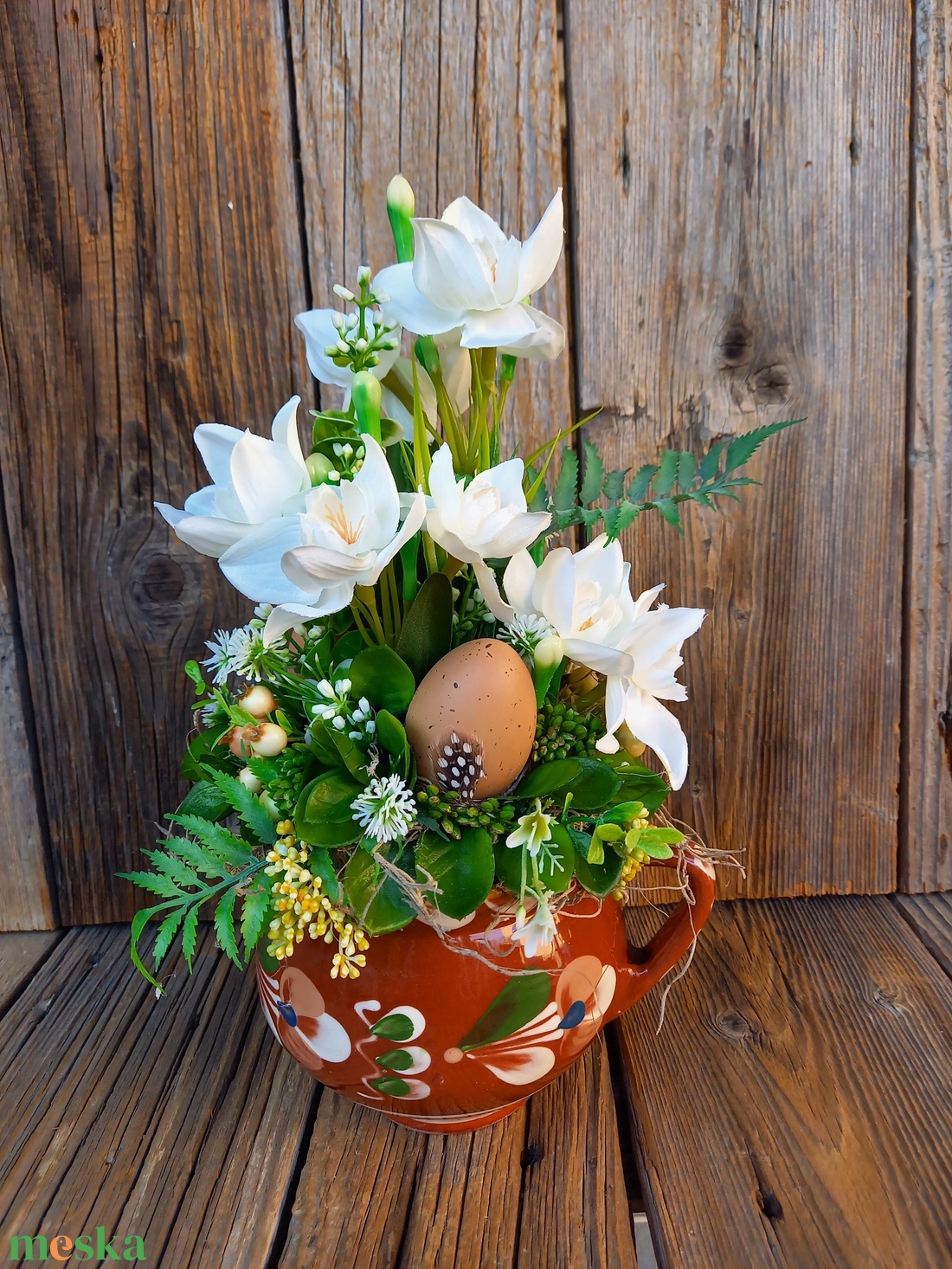 Húsvéti asztali dísz - otthon & életmód - dekoráció - asztal és polc dekoráció - asztaldísz - Meska.hu