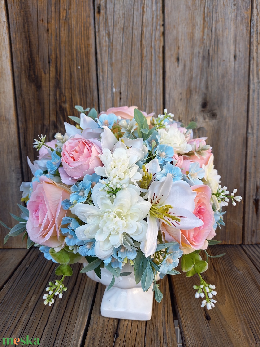 Asztali virágdísz - otthon & életmód - virágdekoráció - virágdíszek - asztali virágdísz - Meska.hu