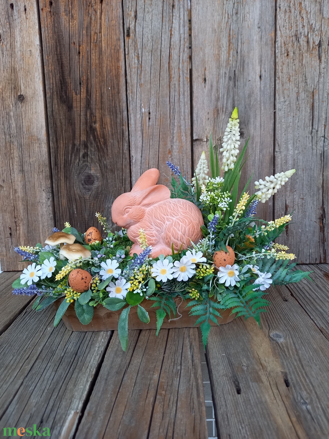 Húsvéti asztaldísz - otthon & életmód - virágdekoráció - virágdíszek - asztali virágdísz - Meska.hu