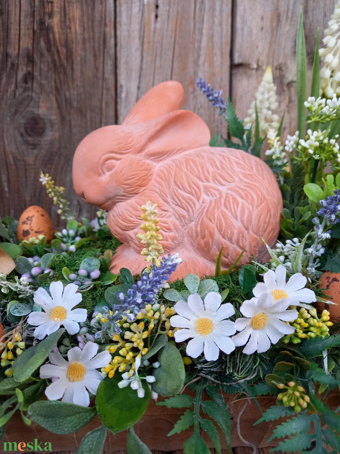 Húsvéti asztaldísz - otthon & életmód - virágdekoráció - virágdíszek - asztali virágdísz - Meska.hu