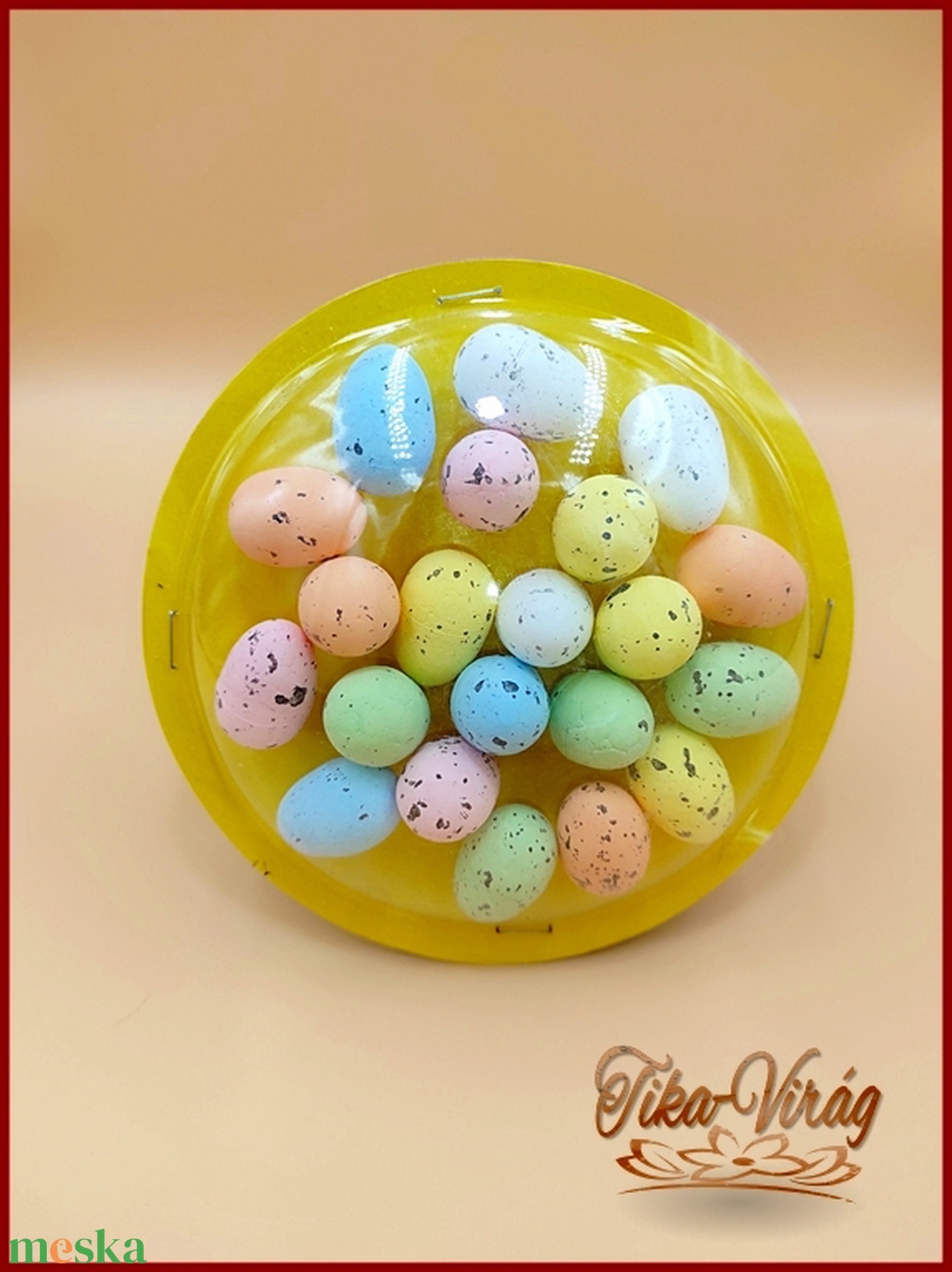 Húsvéti tojások kicsik 21 db-os  - otthon & lakás - dekoráció - ajtó- és ablak dekoráció - ajtódísz & kopogtató - Meska.hu
