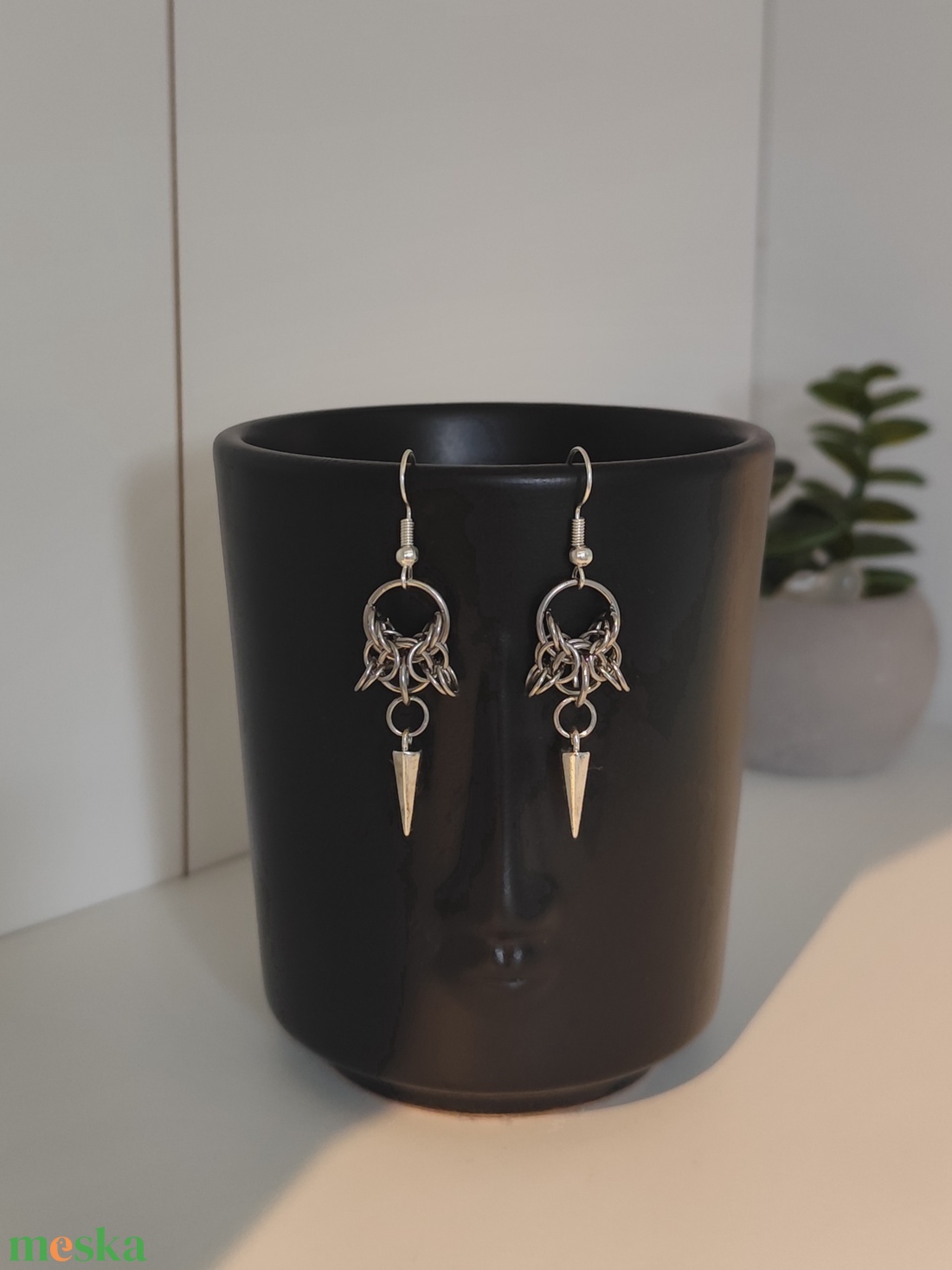 Alternatív 'pillangós' fülbevaló - ékszer - fülbevaló - lógó fülbevaló - Meska.hu