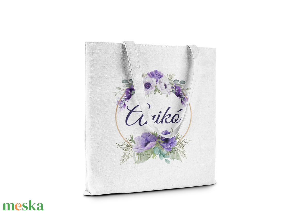 Névre szóló egyedi szatyor Lila virágokkal , névvel és monogrammal - táska & tok - bevásárlás & shopper táska - shopper, textiltáska, szatyor - Meska.hu Névre szóló egyedi szatyor Lila virágokkal , névvel és monogrammal - táska & tok - bevásárlás & shopper táska - shopper, textiltáska, szatyor - Meska.hu