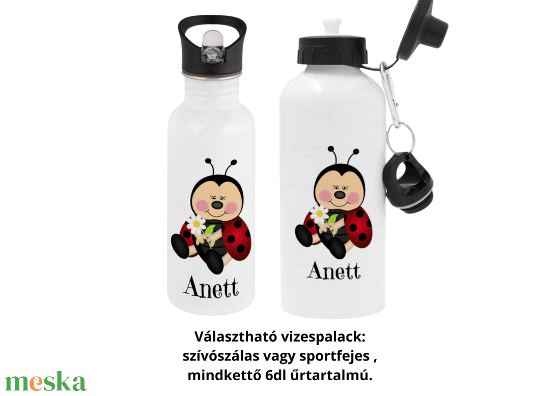 Ovis kezdőcsomag , aranyos Katica mintával - névreszólóan - vizespalack , ételesdoboz , tornazsák. - játék & sport - ovis felszerelés - egyéb ovis kiegészítő - Meska.hu