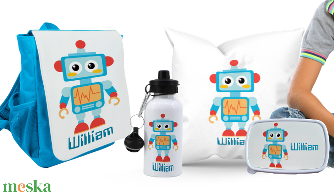 Robotos ovis- sulis kezdőszett - otthon & életmód - babaszoba, gyerekszoba - babaszoba kép - Meska.hu