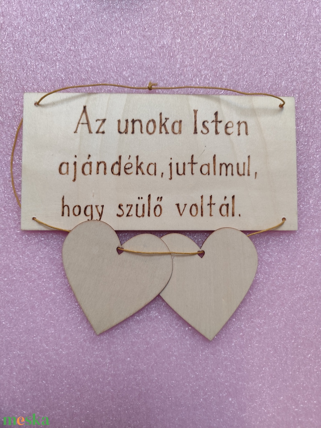 Unokás ajándék tábla  - otthon & életmód - dekoráció - fali és függő dekoráció - falra akasztható dekor - Meska.hu