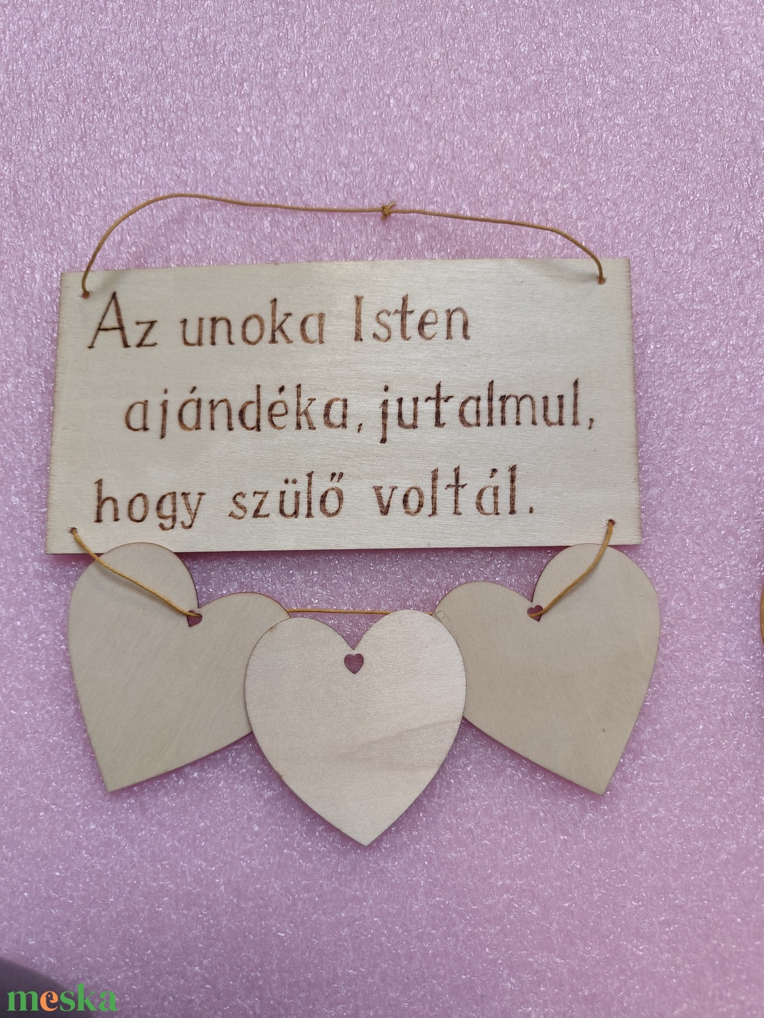 Unokás ajándék tábla  - otthon & életmód - dekoráció - fali és függő dekoráció - falra akasztható dekor - Meska.hu