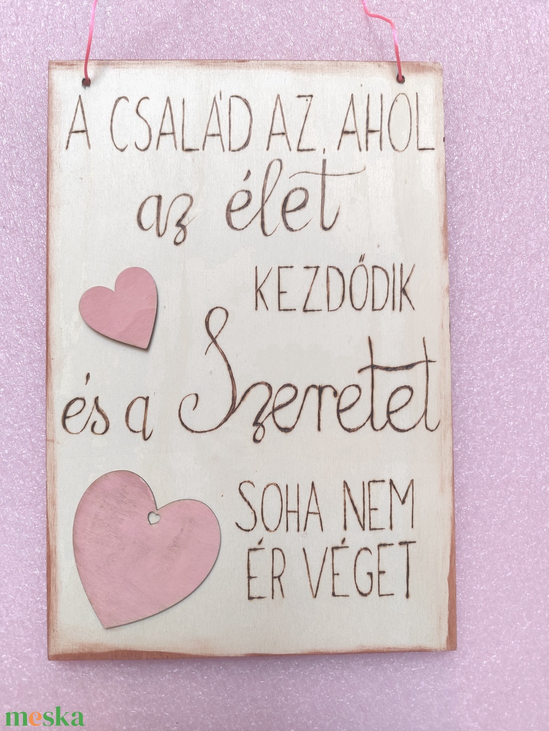 Családi tábla - otthon & életmód - dekoráció - fali és függő dekoráció - falra akasztható dekor - Meska.hu