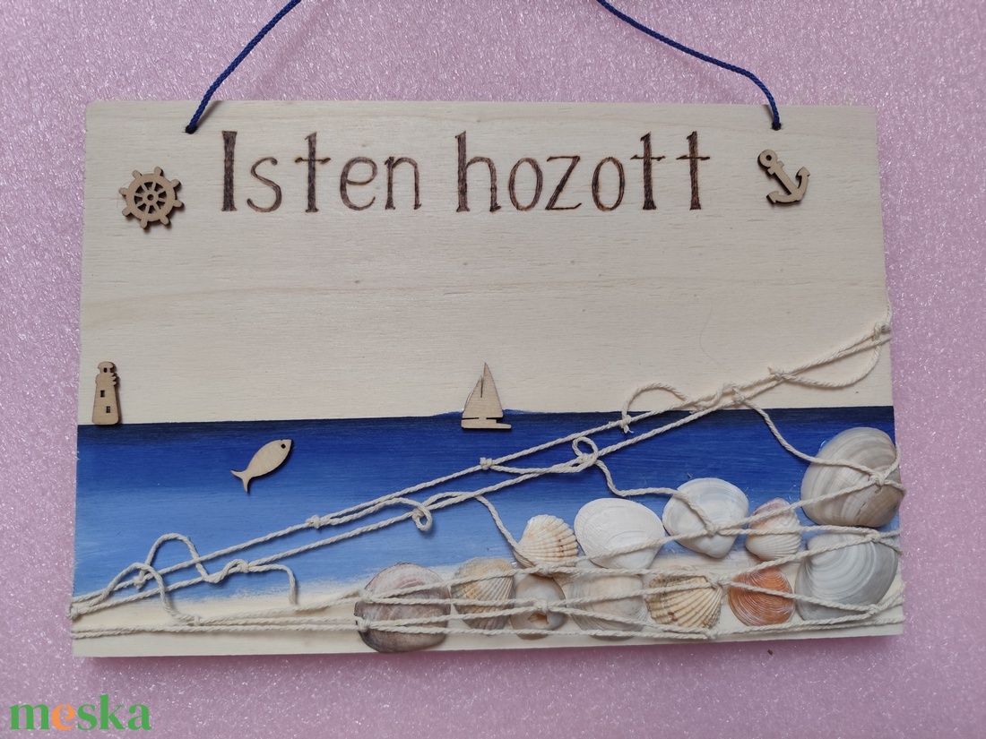 Isten hozott tábla  - otthon & életmód - dekoráció - fali és függő dekoráció - falra akasztható dekor - Meska.hu
