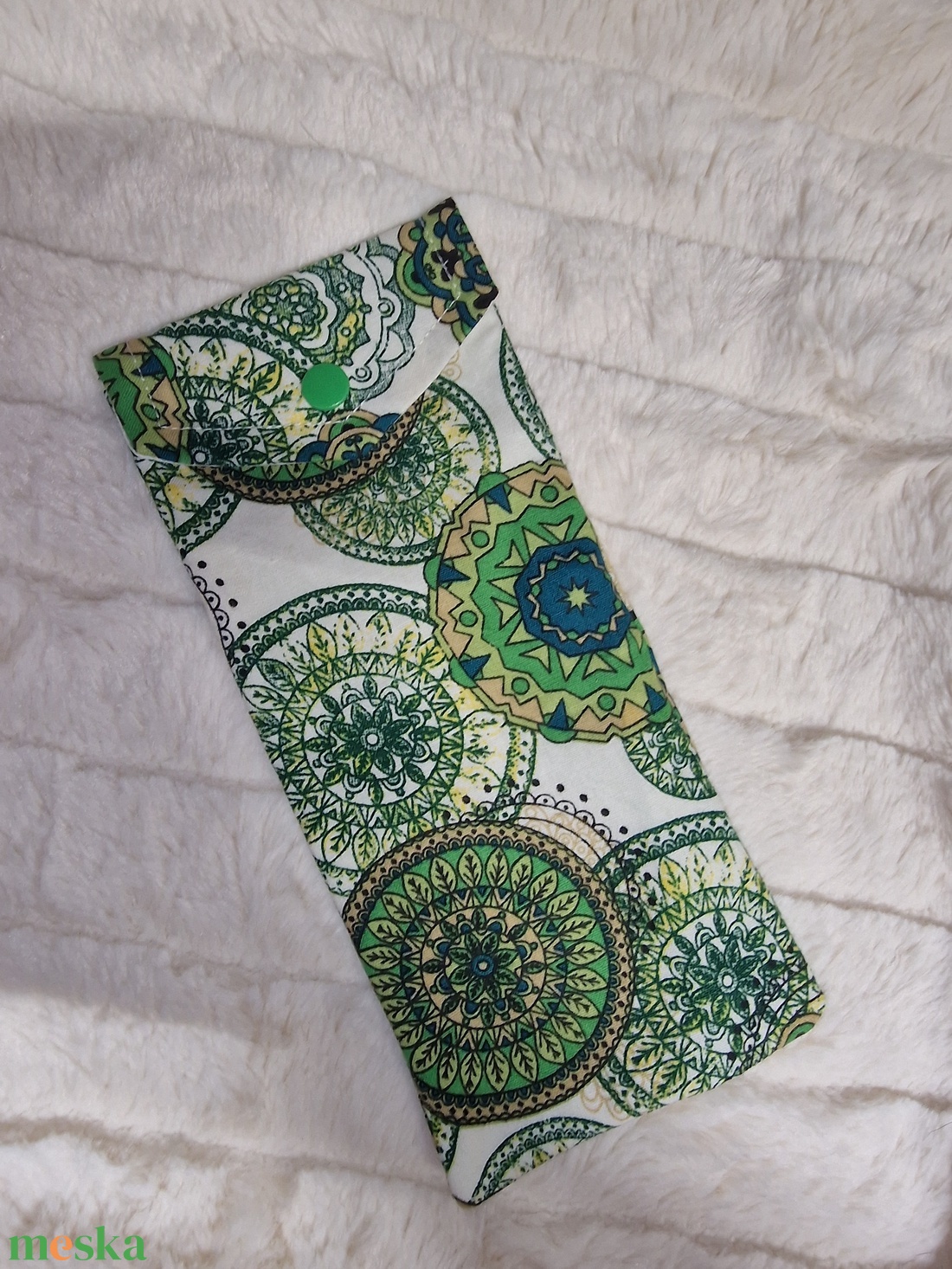 Zöld mandala textil evőeszköztartó - táska & tok - uzsonna- & ebéd tartó - evőeszköz tartó - Meska.hu Zöld mandala textil evőeszköztartó - táska & tok - uzsonna- & ebéd tartó - evőeszköz tartó - Meska.hu