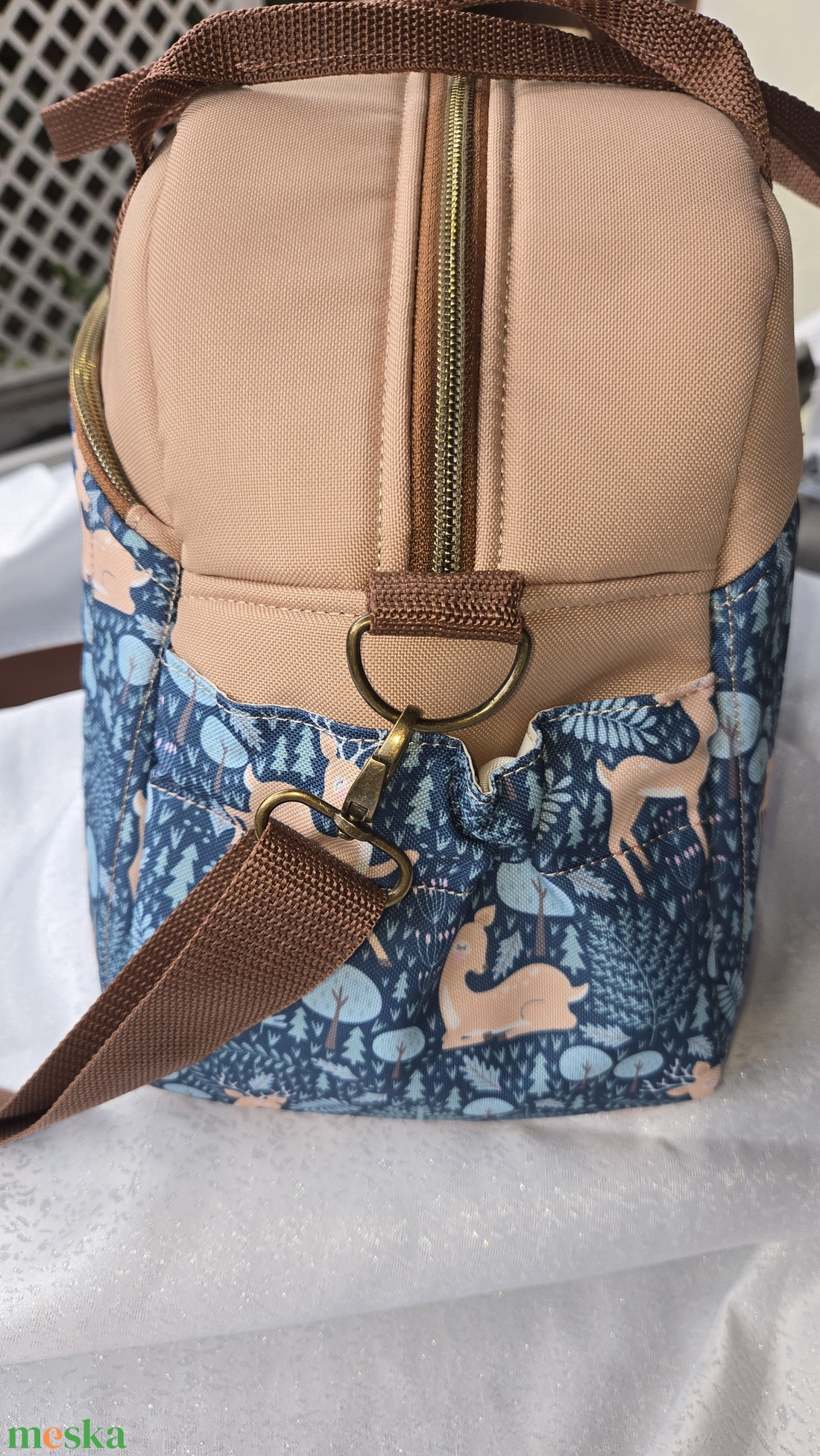 Őzike pelenkázótáska - baba - mama - pelenkázó, babafürdető kellékek - pelenkatáska - Meska.hu