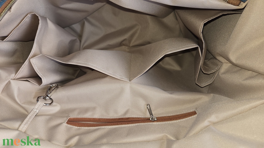 Türkiz válltáska - táska & tok - kézitáska & válltáska - nagy pakolós táska - Meska.hu