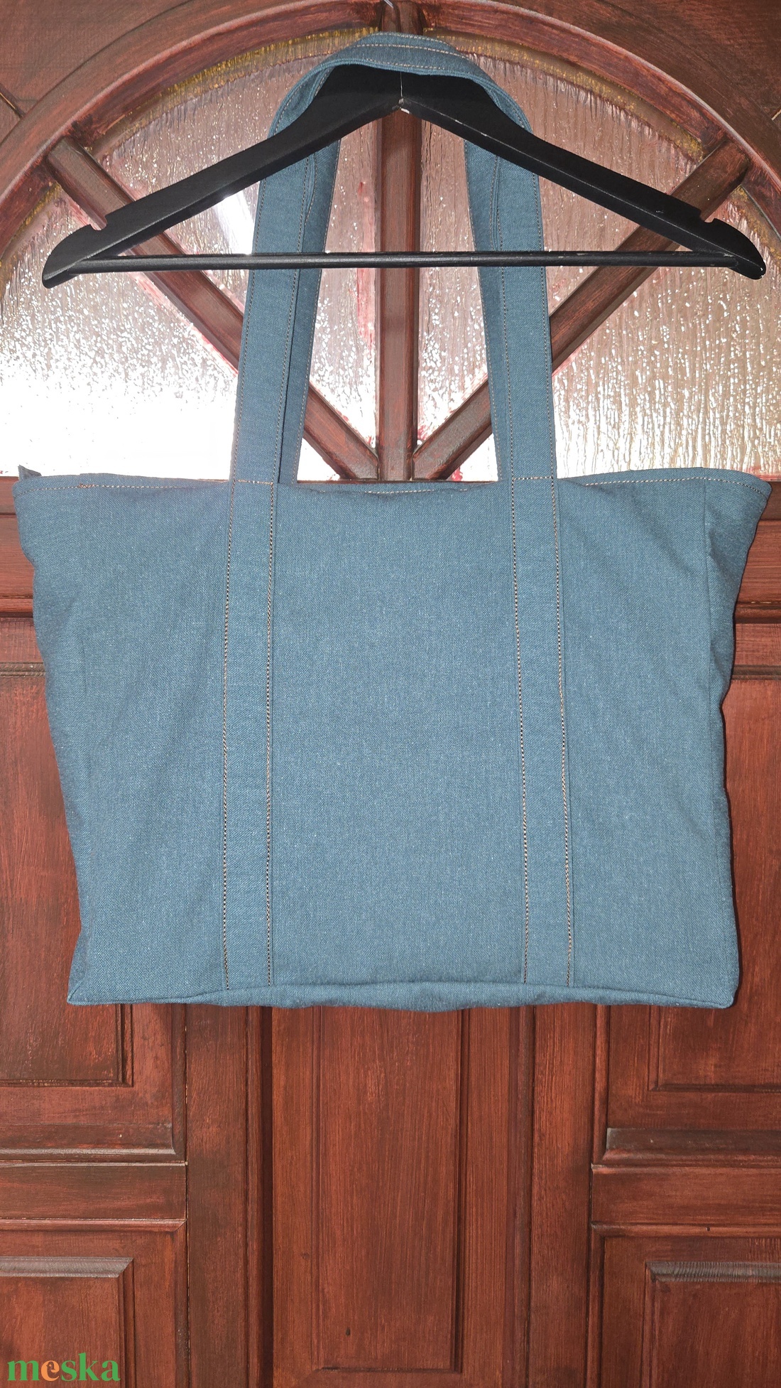 Türkiz válltáska - táska & tok - kézitáska & válltáska - nagy pakolós táska - Meska.hu