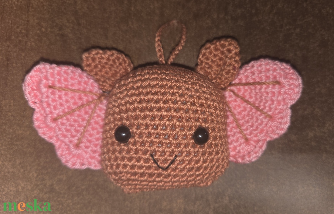 Amigurumi denevér - játék & sport - plüssállat & játékfigura - denevér - Meska.hu