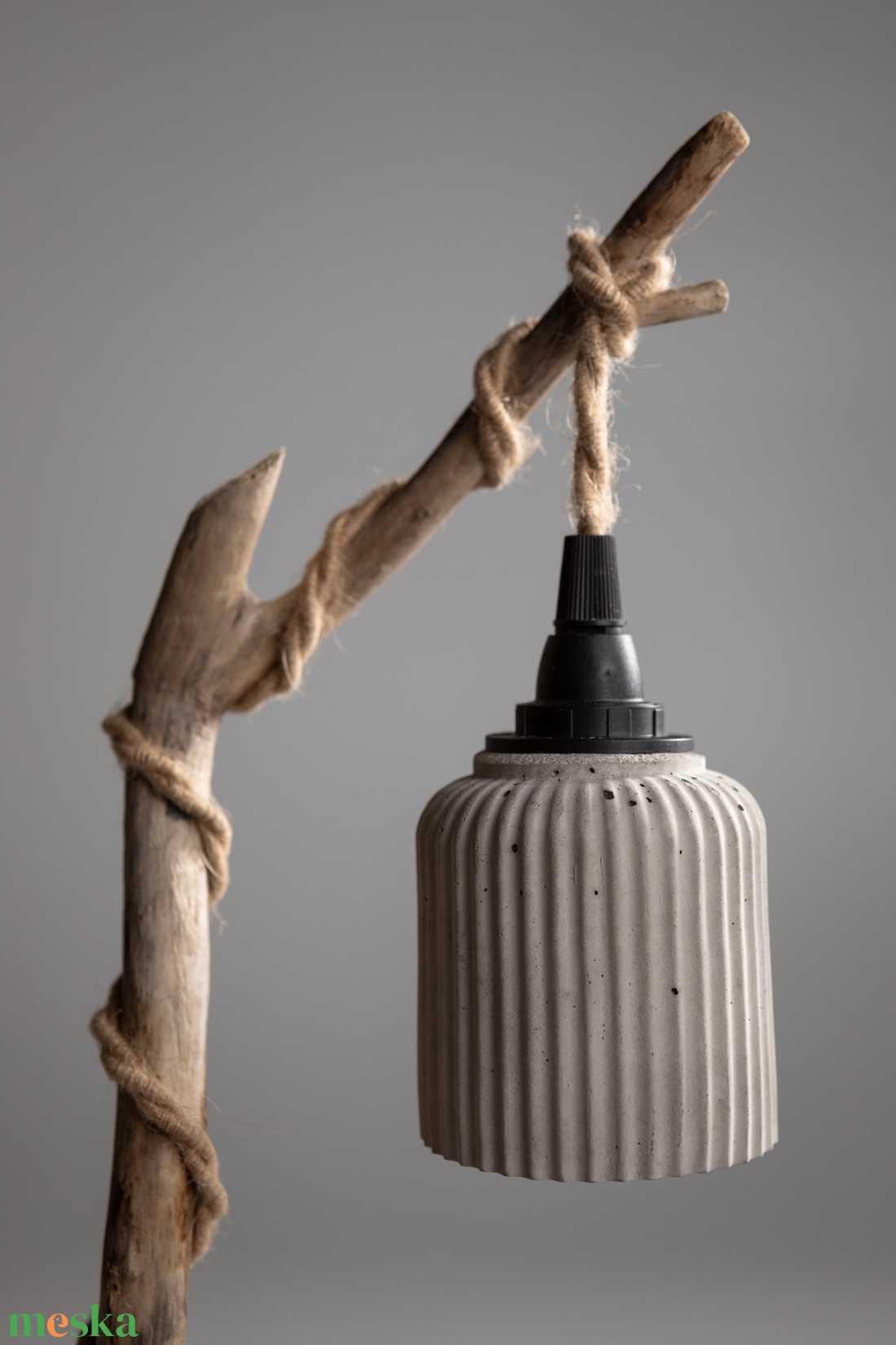 TimberLightConceptions Asztali lámpa - Antracit - otthon & életmód - lámpa - asztali lámpa - Meska.hu