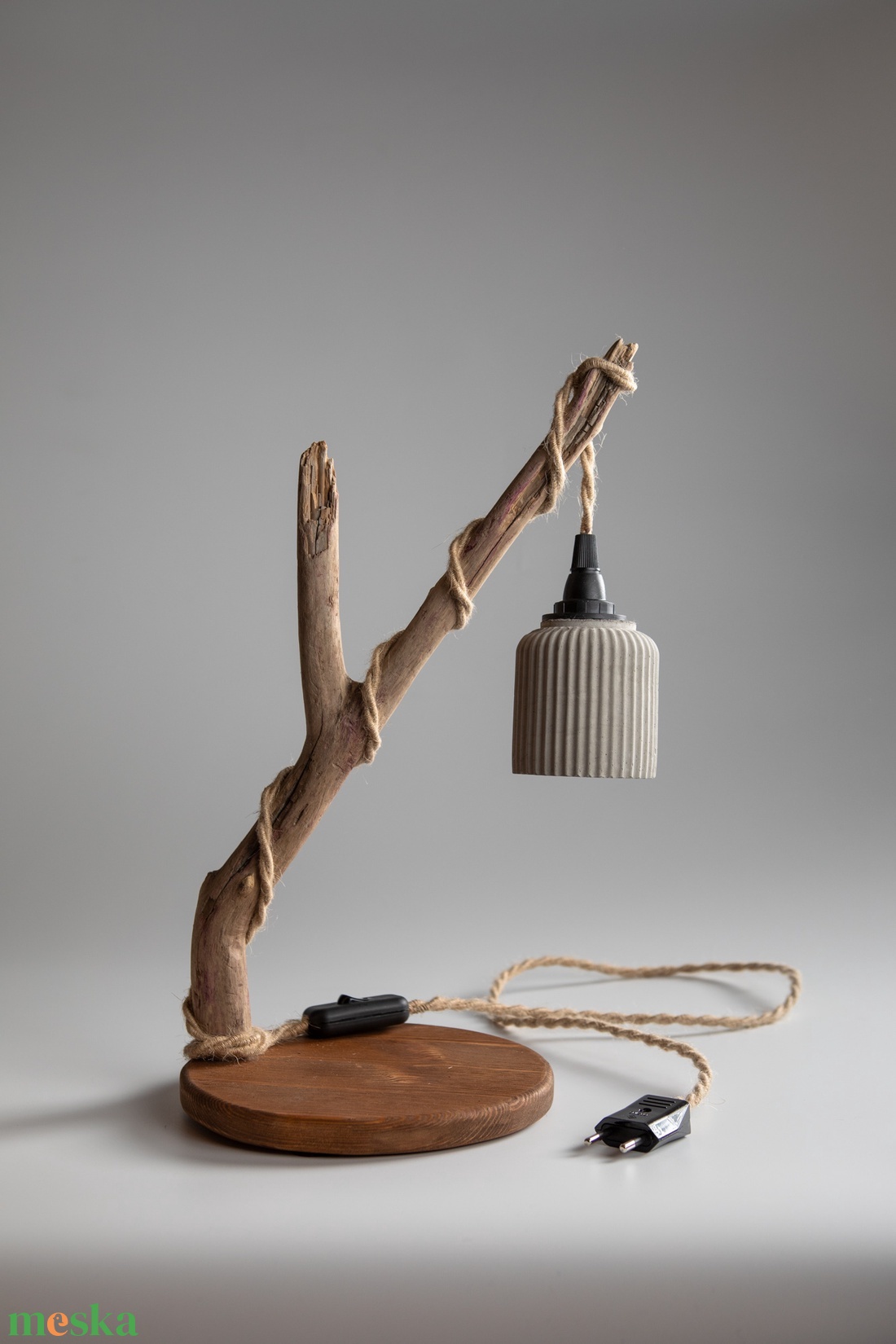 TimberLightConceptions Asztali lámpa - Teak - otthon & életmód - lámpa - asztali lámpa - Meska.hu