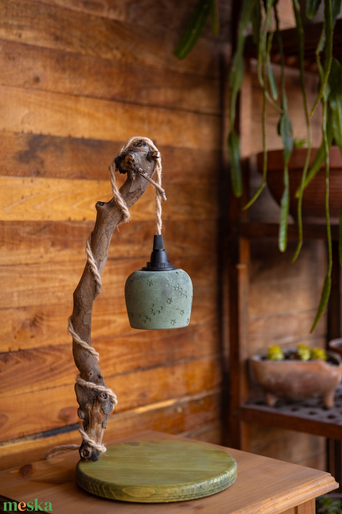 TimberLightConceptions Asztali lámpa - Kapribogyó - otthon & életmód - lámpa - asztali lámpa - Meska.hu