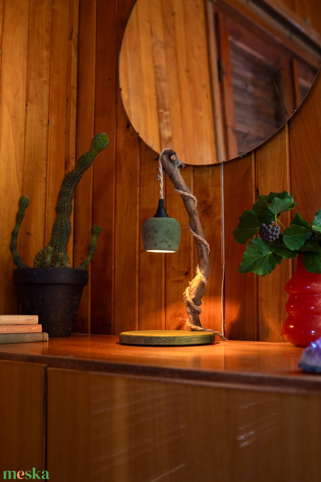 TimberLightConceptions Asztali lámpa - Kapribogyó - otthon & életmód - lámpa - asztali lámpa - Meska.hu