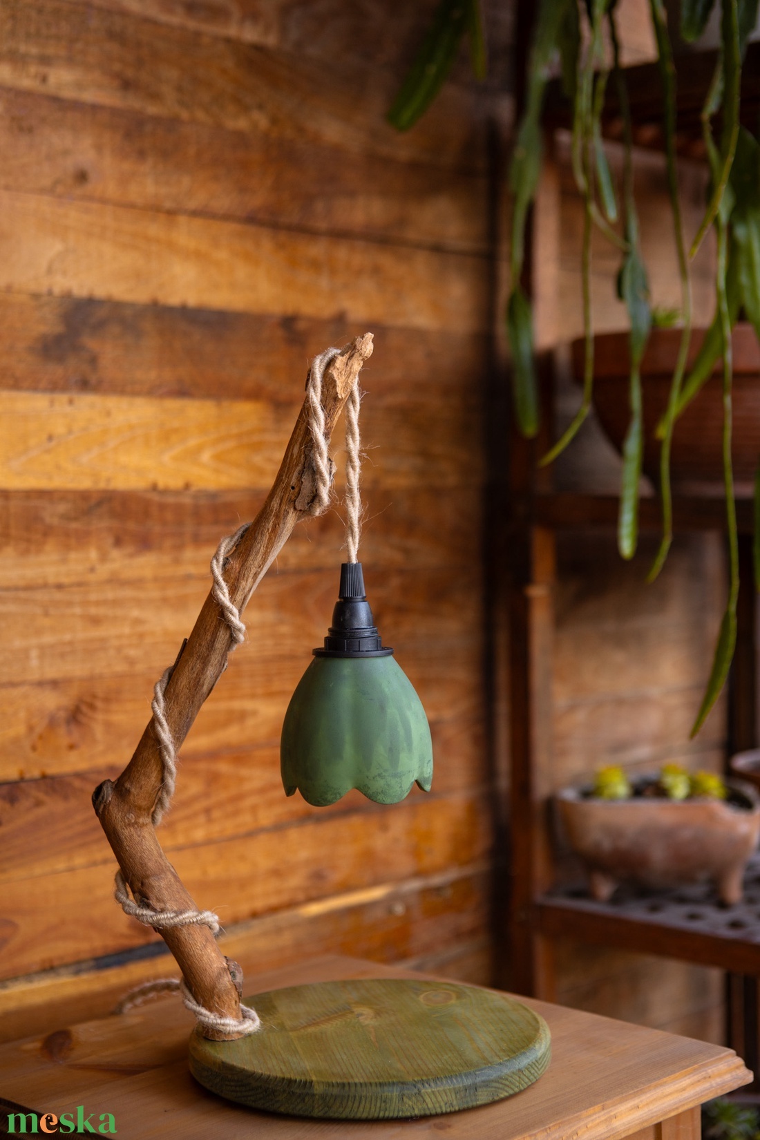 TimberLightConceptions Asztali lámpa - Kapribogyó - otthon & életmód - lámpa - asztali lámpa - Meska.hu