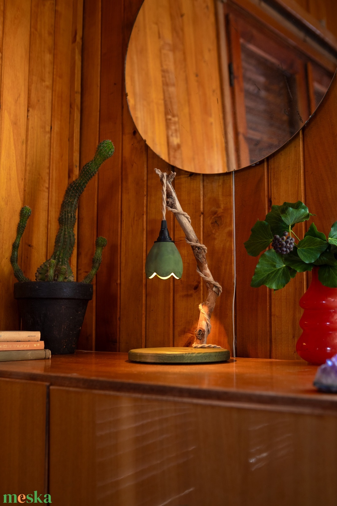 TimberLightConceptions Asztali lámpa - Kapribogyó - otthon & életmód - lámpa - asztali lámpa - Meska.hu