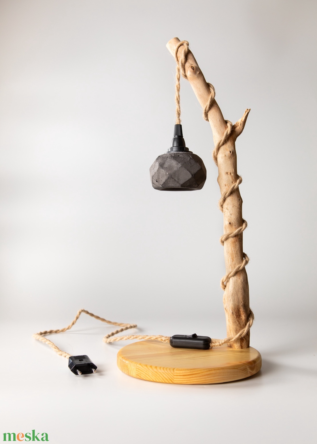 TimberLightConceptions Asztali lámpa - Olajjal kezelt - otthon & életmód - lámpa - asztali lámpa - Meska.hu