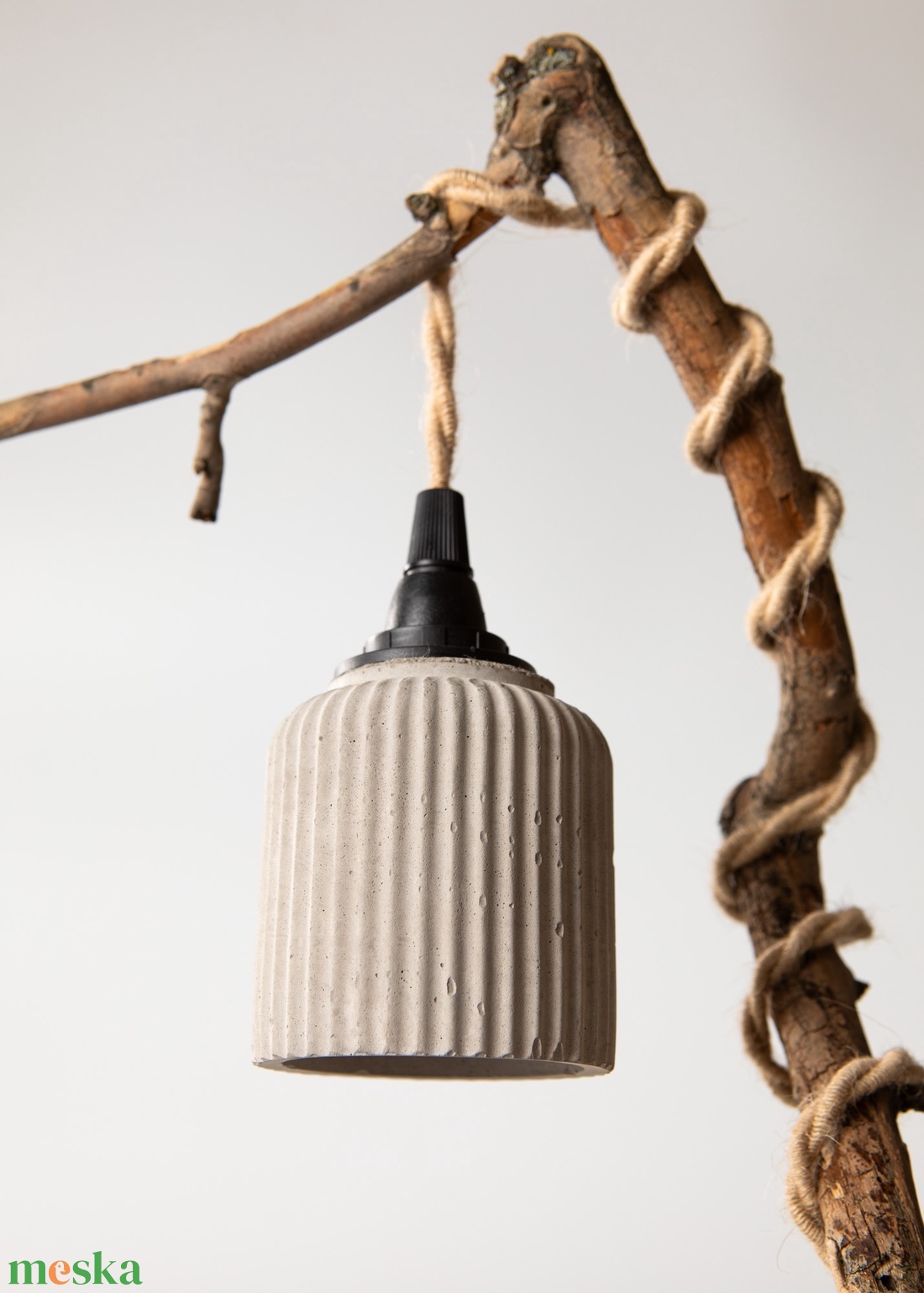 TimberLightConceptions Asztali lámpa - Antracit - otthon & életmód - lámpa - asztali lámpa - Meska.hu