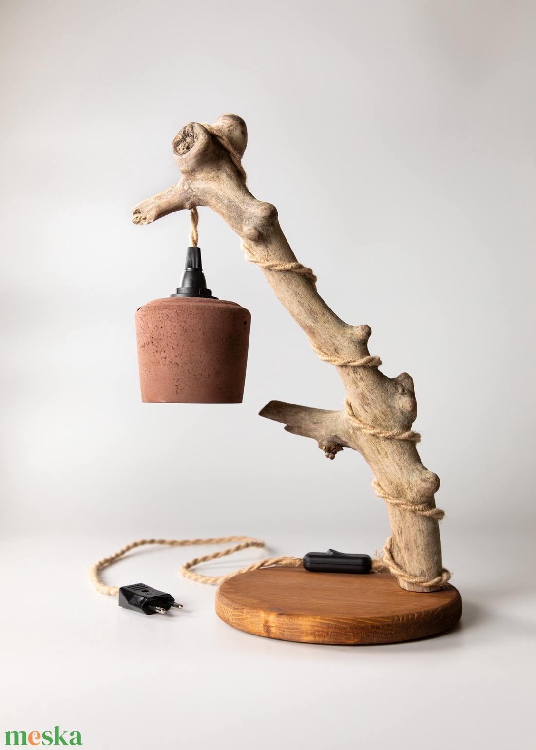 TimberLightConceptions Asztali lámpa - Gesztenye - otthon & életmód - lámpa - asztali lámpa - Meska.hu