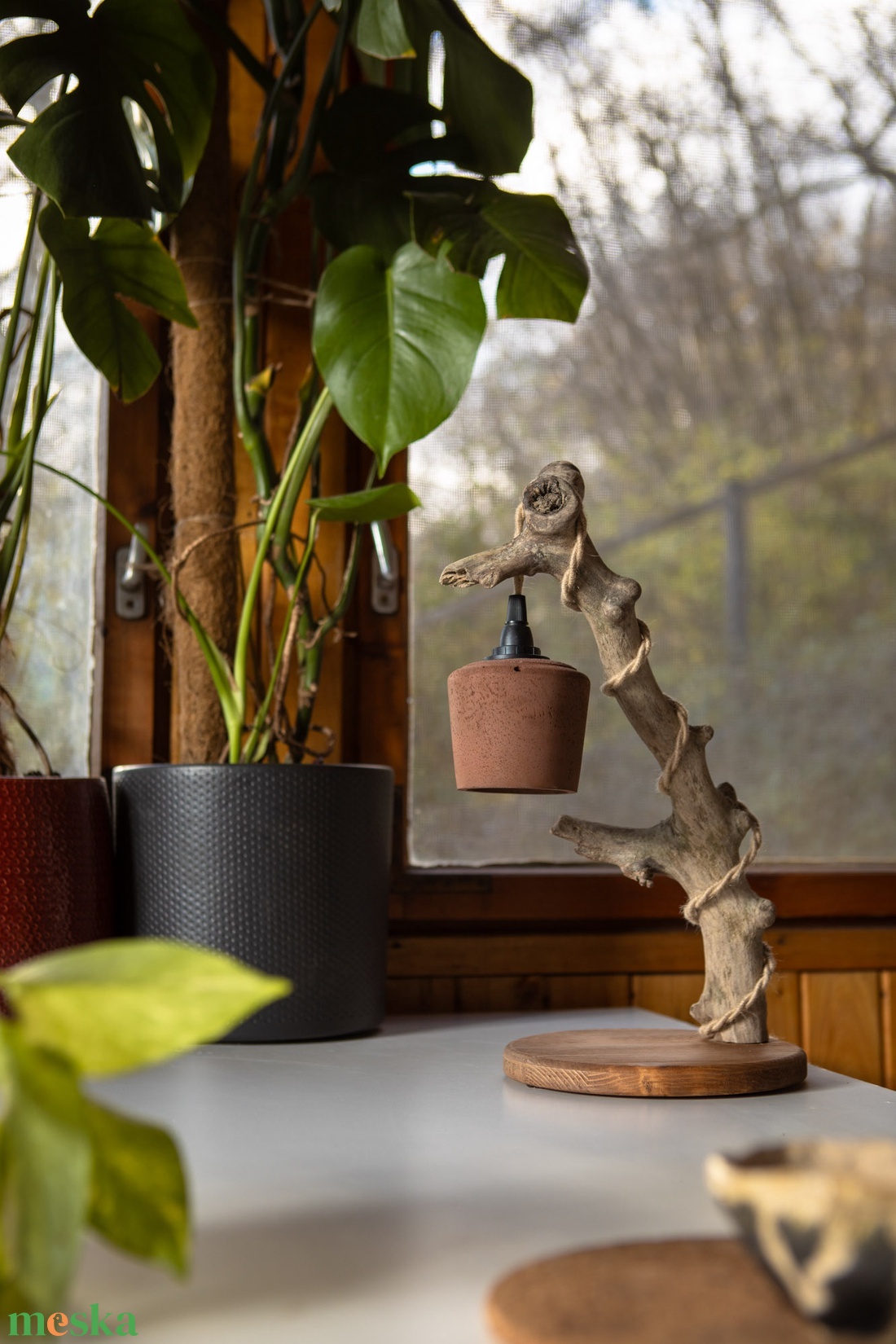 TimberLightConceptions Asztali lámpa - Gesztenye - otthon & életmód - lámpa - asztali lámpa - Meska.hu