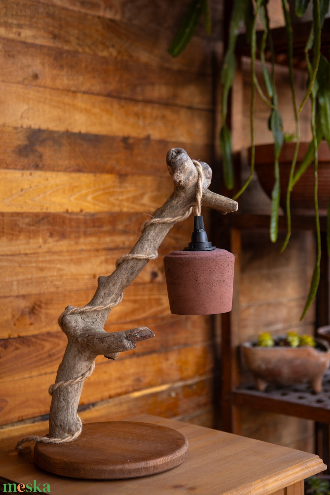 TimberLightConceptions Asztali lámpa - Gesztenye - otthon & életmód - lámpa - asztali lámpa - Meska.hu