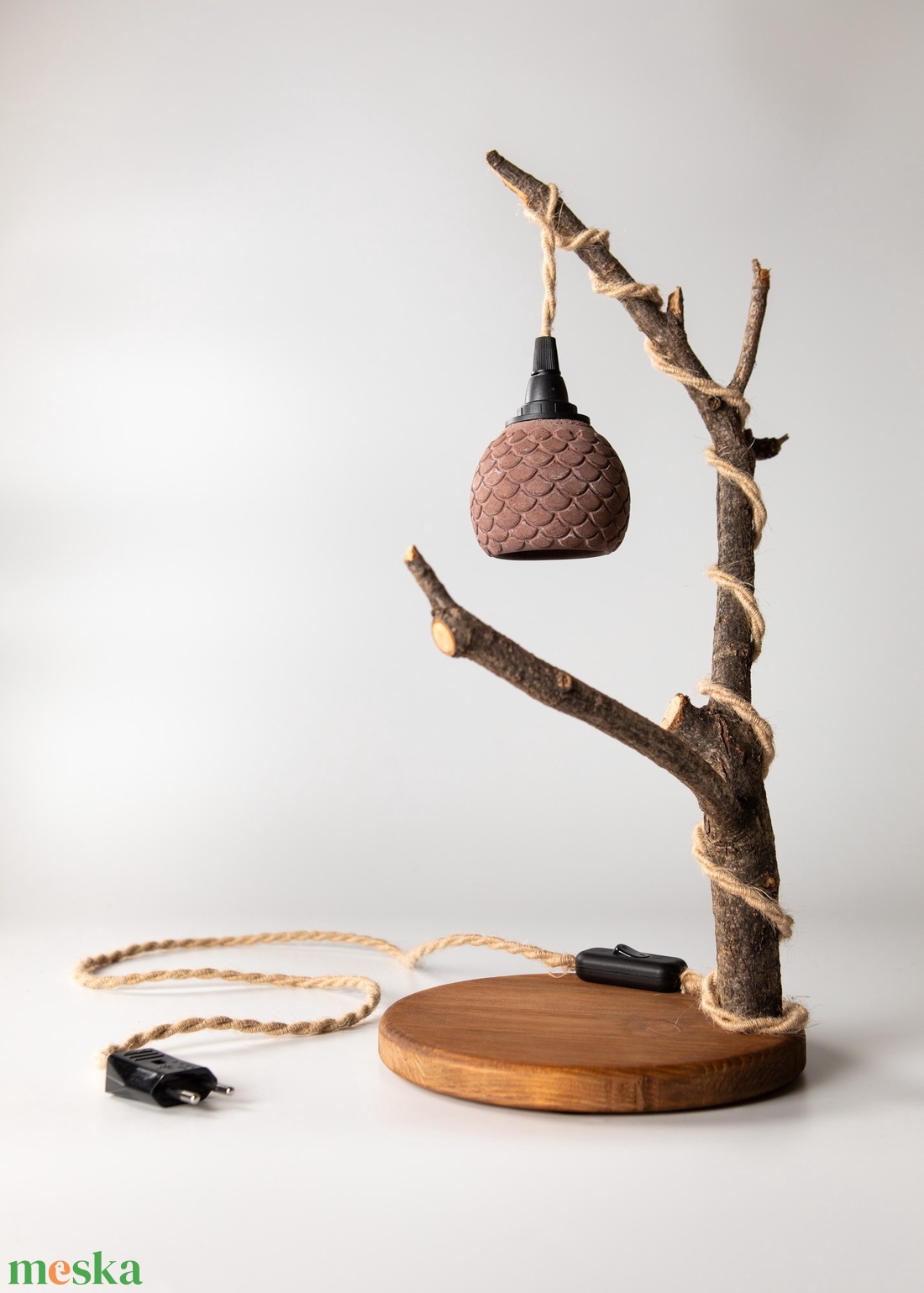 TimberLightConceptions Asztali lámpa - Gesztenye - otthon & életmód - lámpa - asztali lámpa - Meska.hu