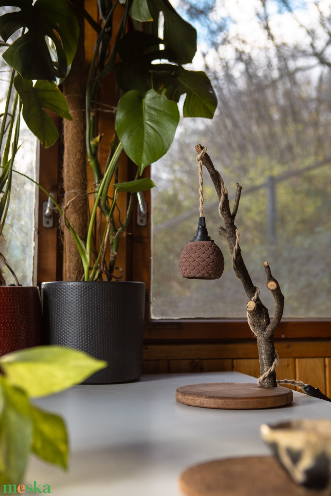 TimberLightConceptions Asztali lámpa - Gesztenye - otthon & életmód - lámpa - asztali lámpa - Meska.hu