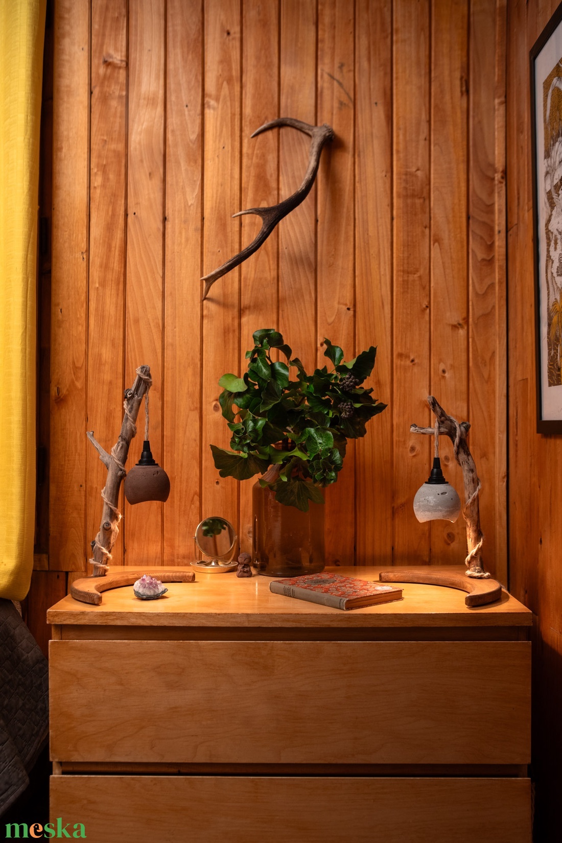 TimberLightConceptions Asztali lámpa - Gesztenye - otthon & életmód - lámpa - asztali lámpa - Meska.hu