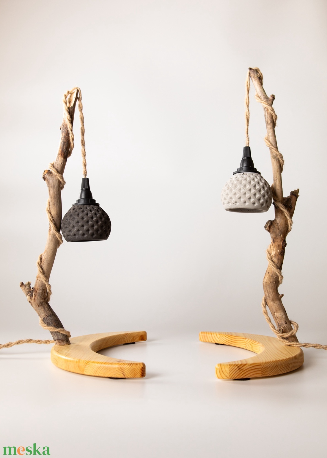 TimberLightConceptions Asztali lámpa - Olajjal kezelt - otthon & életmód - lámpa - asztali lámpa - Meska.hu