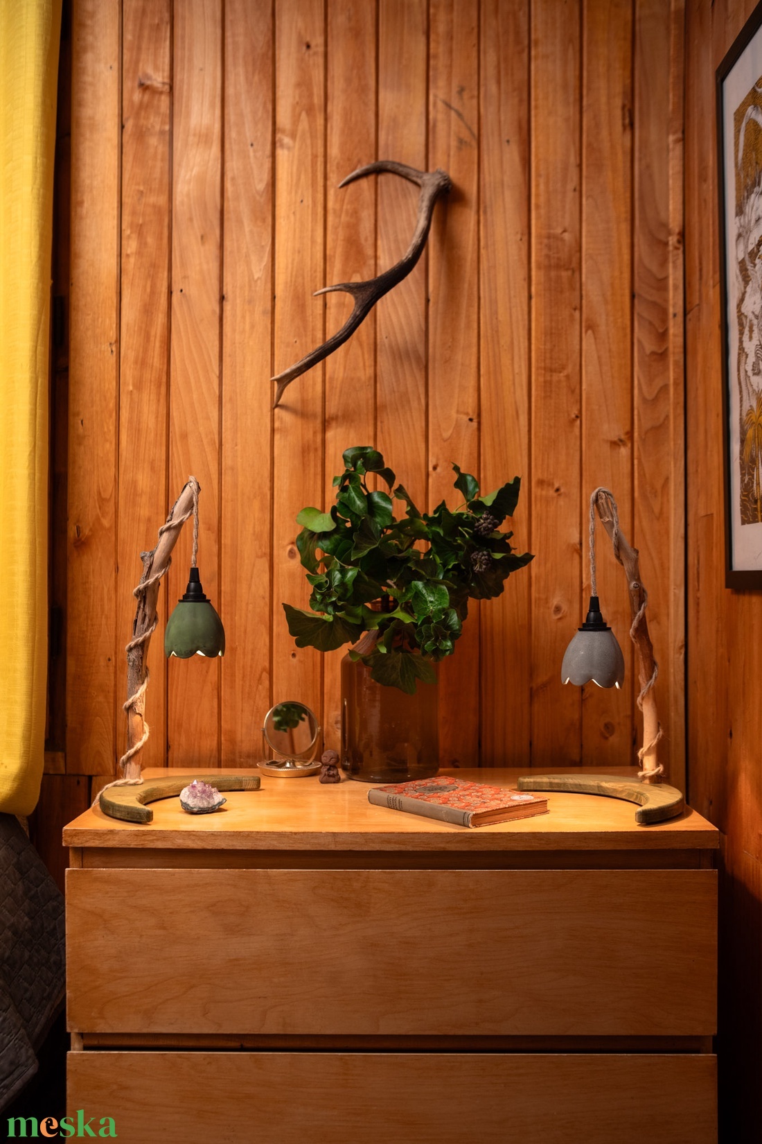 TimberLightConceptions Asztali lámpa - Kapribogyó - otthon & életmód - lámpa - asztali lámpa - Meska.hu