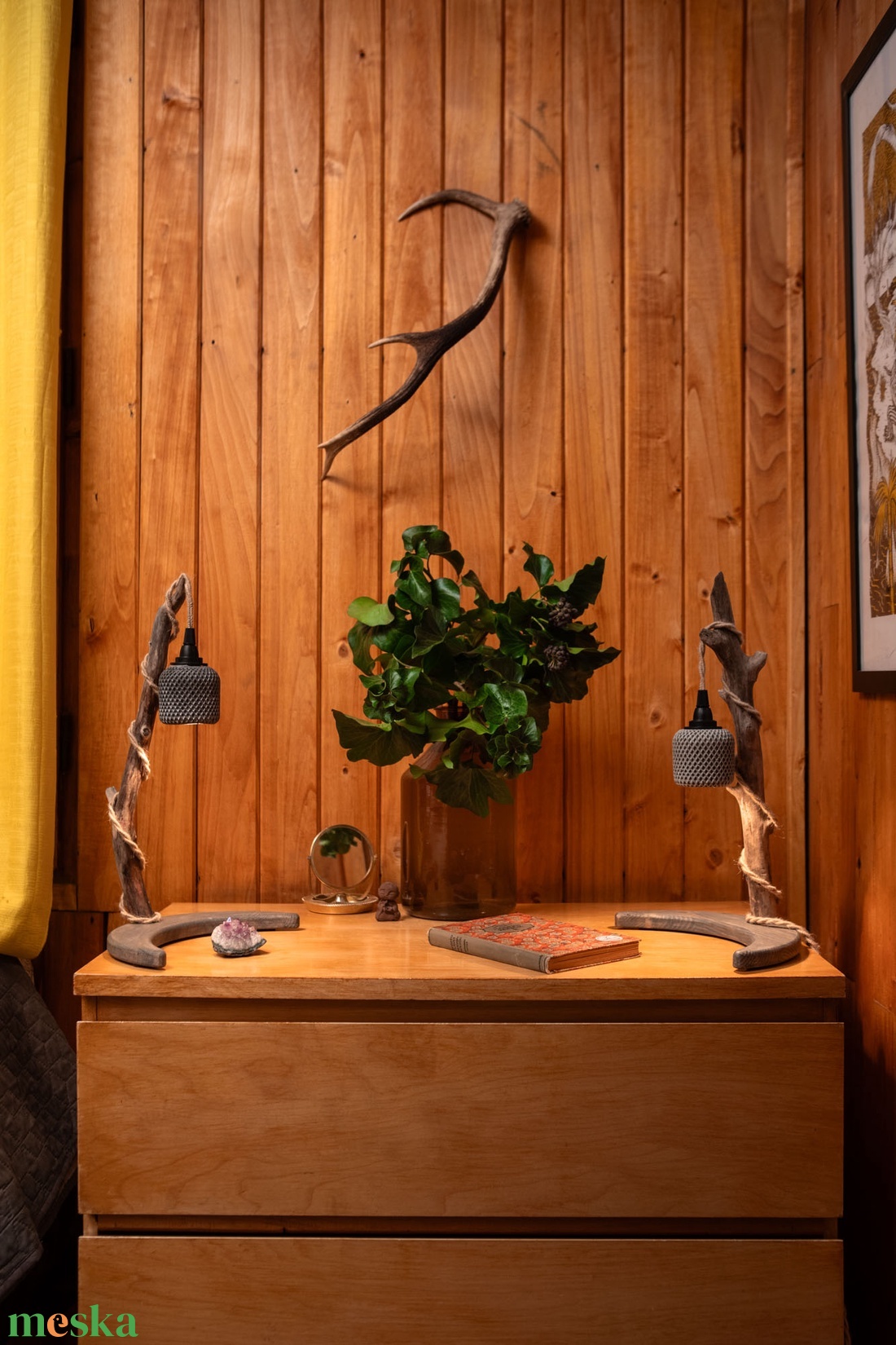 TimberLightConceptions Asztali lámpa - Antracit - otthon & életmód - lámpa - asztali lámpa - Meska.hu