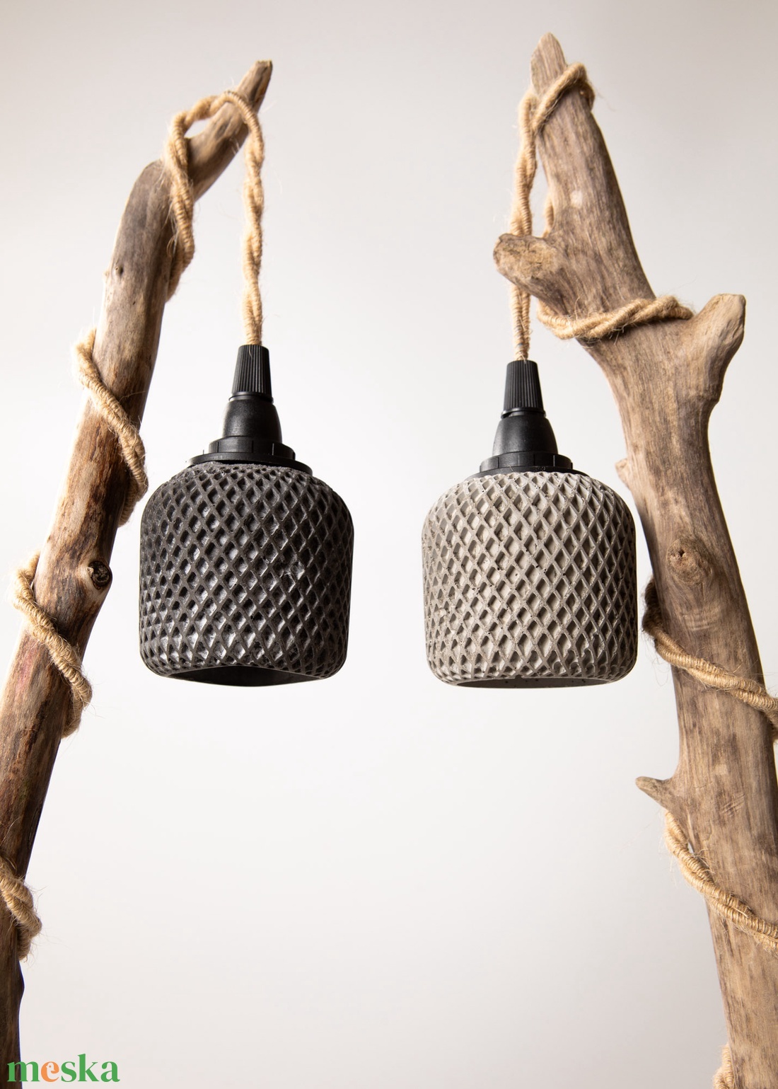 TimberLightConceptions Asztali lámpa - Antracit - otthon & életmód - lámpa - asztali lámpa - Meska.hu