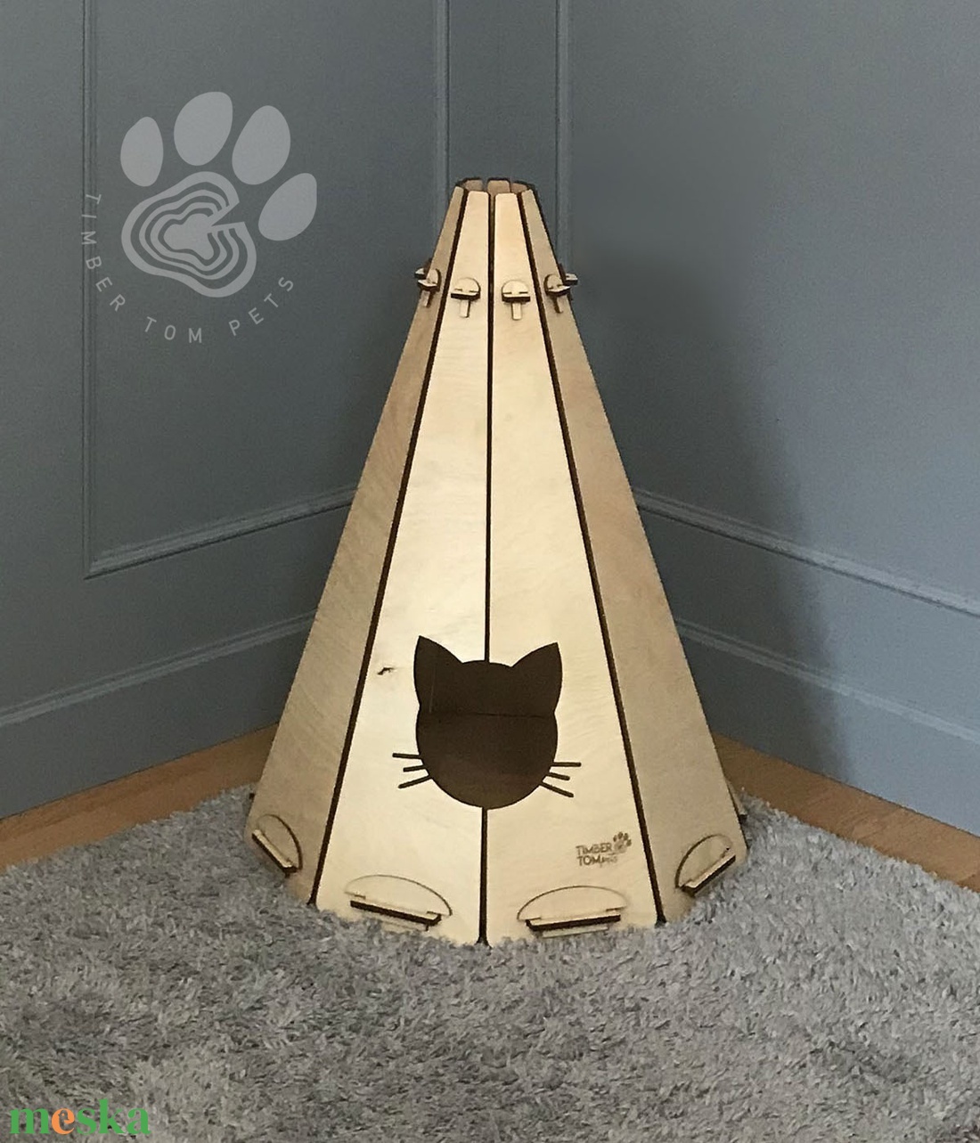 WIGWAM - cica pihenő macskafej alakú bejárattal - otthon & életmód - kisállatoknak - cicáknak & macskáknak - Meska.hu WIGWAM - cica pihenő macskafej alakú bejárattal - otthon & életmód - kisállatoknak - cicáknak & macskáknak - Meska.hu