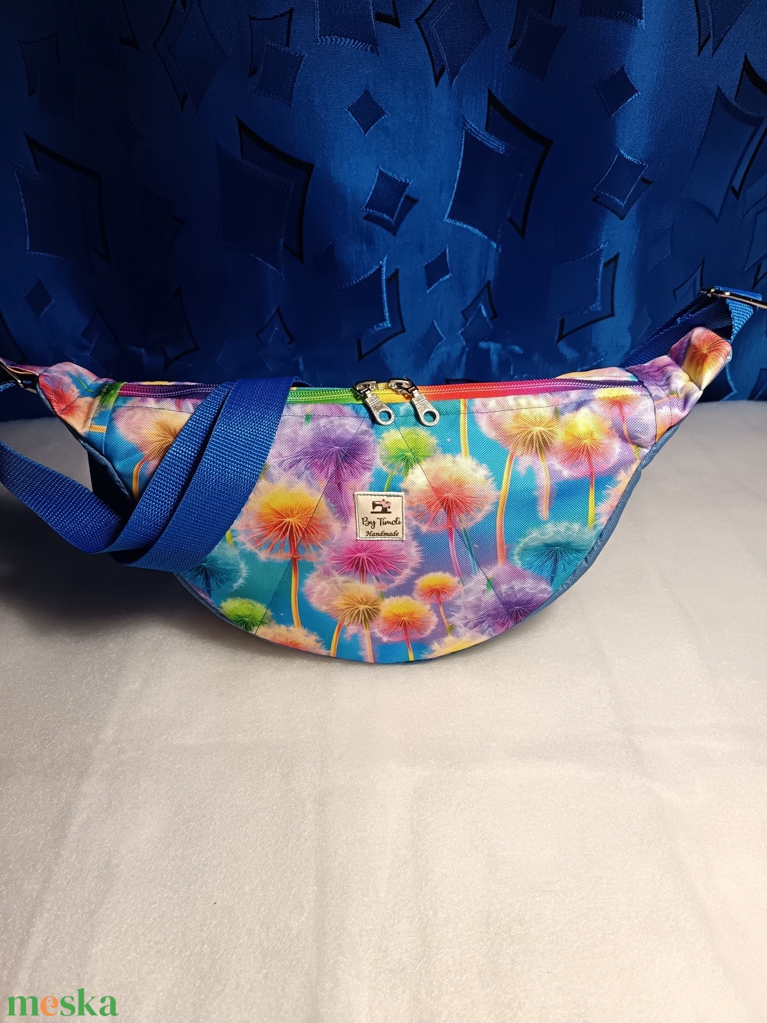 Zizi pitypang mintás vállon átvethető táska  - táska & tok - kézitáska & válltáska - vállon átvethető táska - Meska.hu