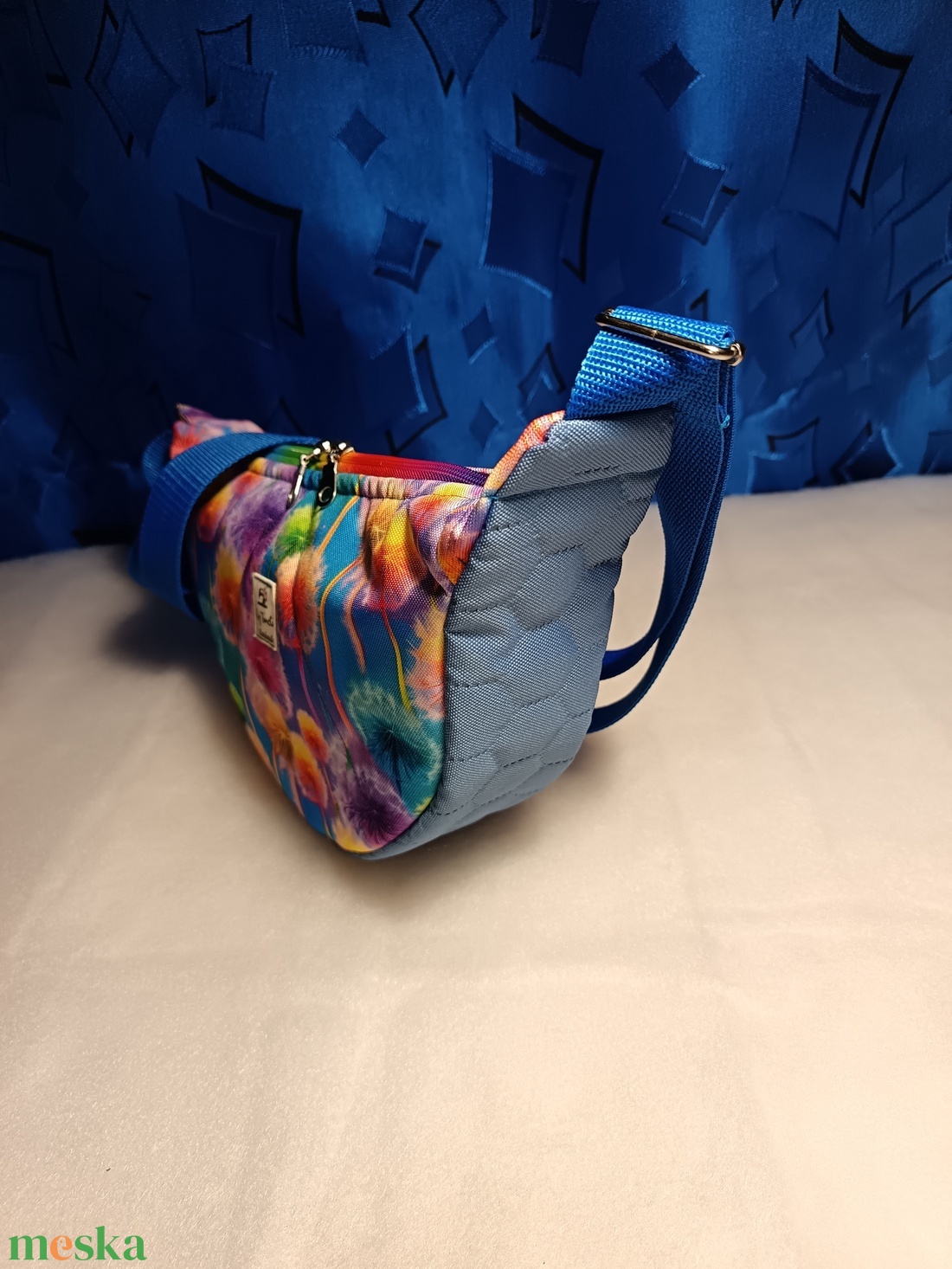 Zizi pitypang mintás vállon átvethető táska  - táska & tok - kézitáska & válltáska - vállon átvethető táska - Meska.hu