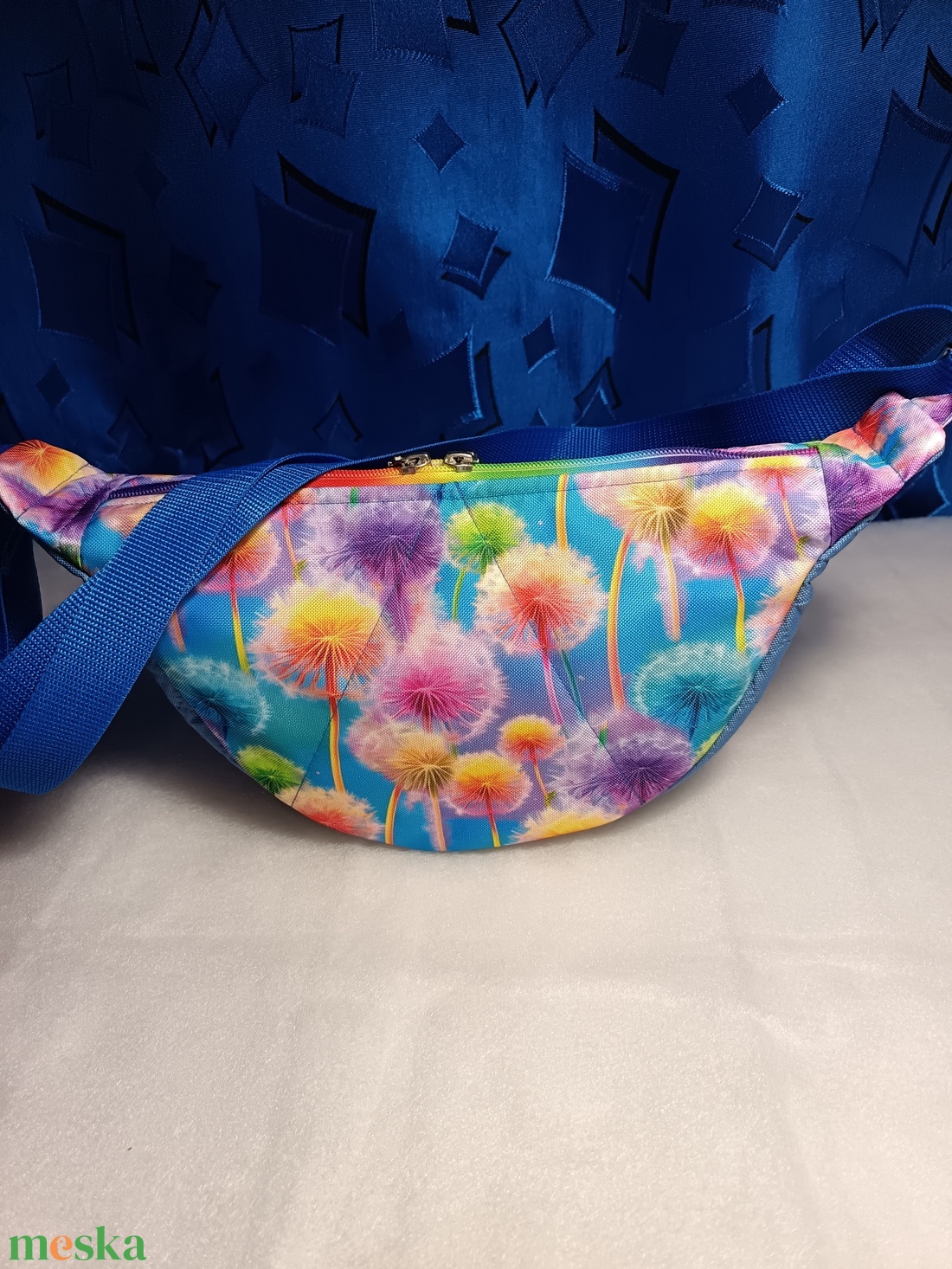 Zizi pitypang mintás vállon átvethető táska  - táska & tok - kézitáska & válltáska - vállon átvethető táska - Meska.hu