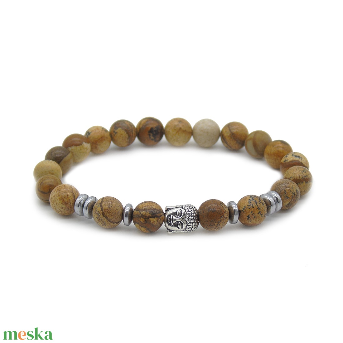 Buddha - tájképjáspis karkötő - női karkötő - férfi karkötő - Buddha karkötő - jáspis karkötő - ékszer - karkötő - gyöngyös karkötő - Meska.hu Buddha - tájképjáspis karkötő - női karkötő - férfi karkötő - Buddha karkötő - jáspis karkötő - ékszer - karkötő - gyöngyös karkötő - Meska.hu