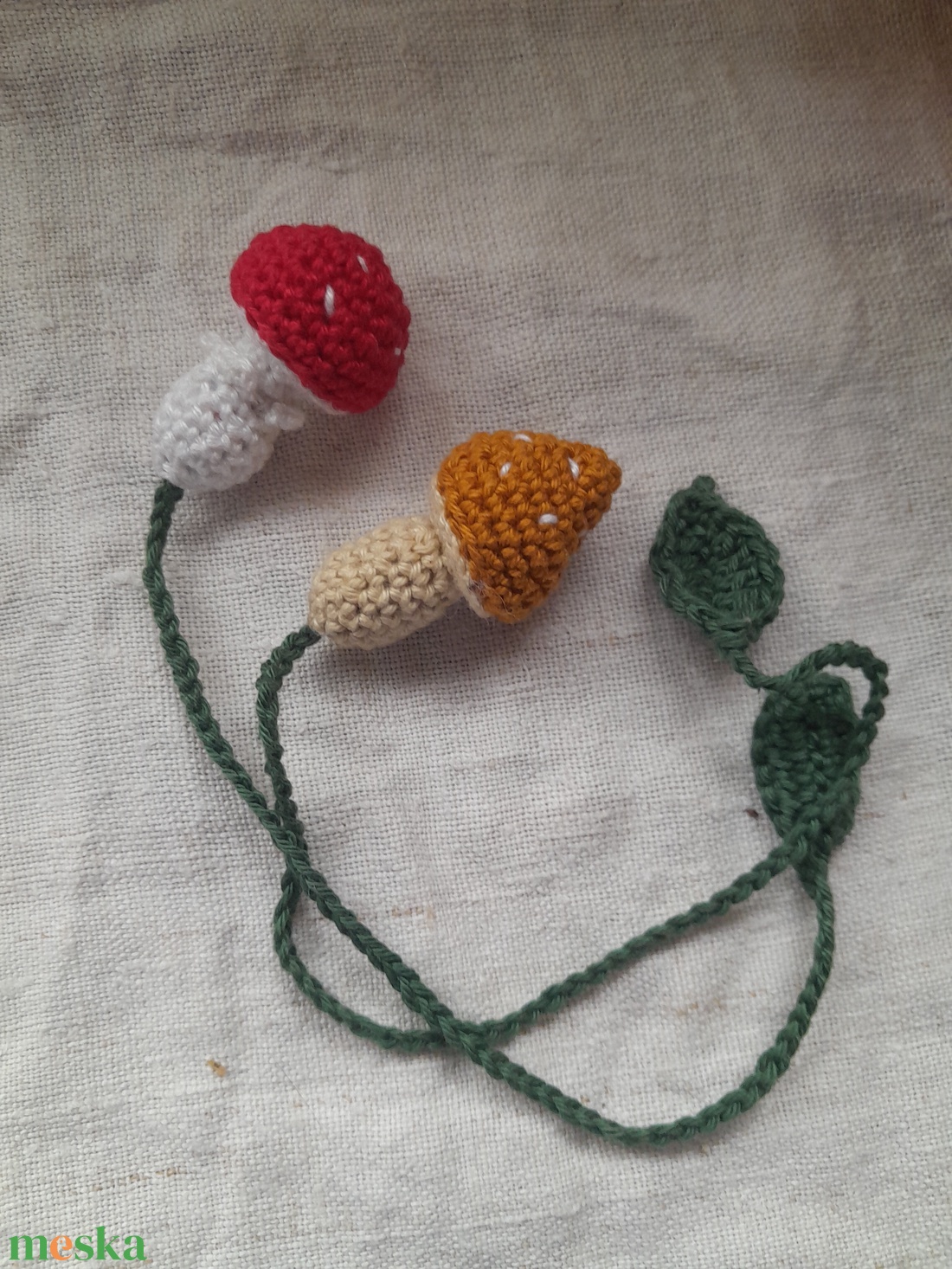 Horgolt könyvjelző - könyv & zene - könyvjelző - Meska.hu