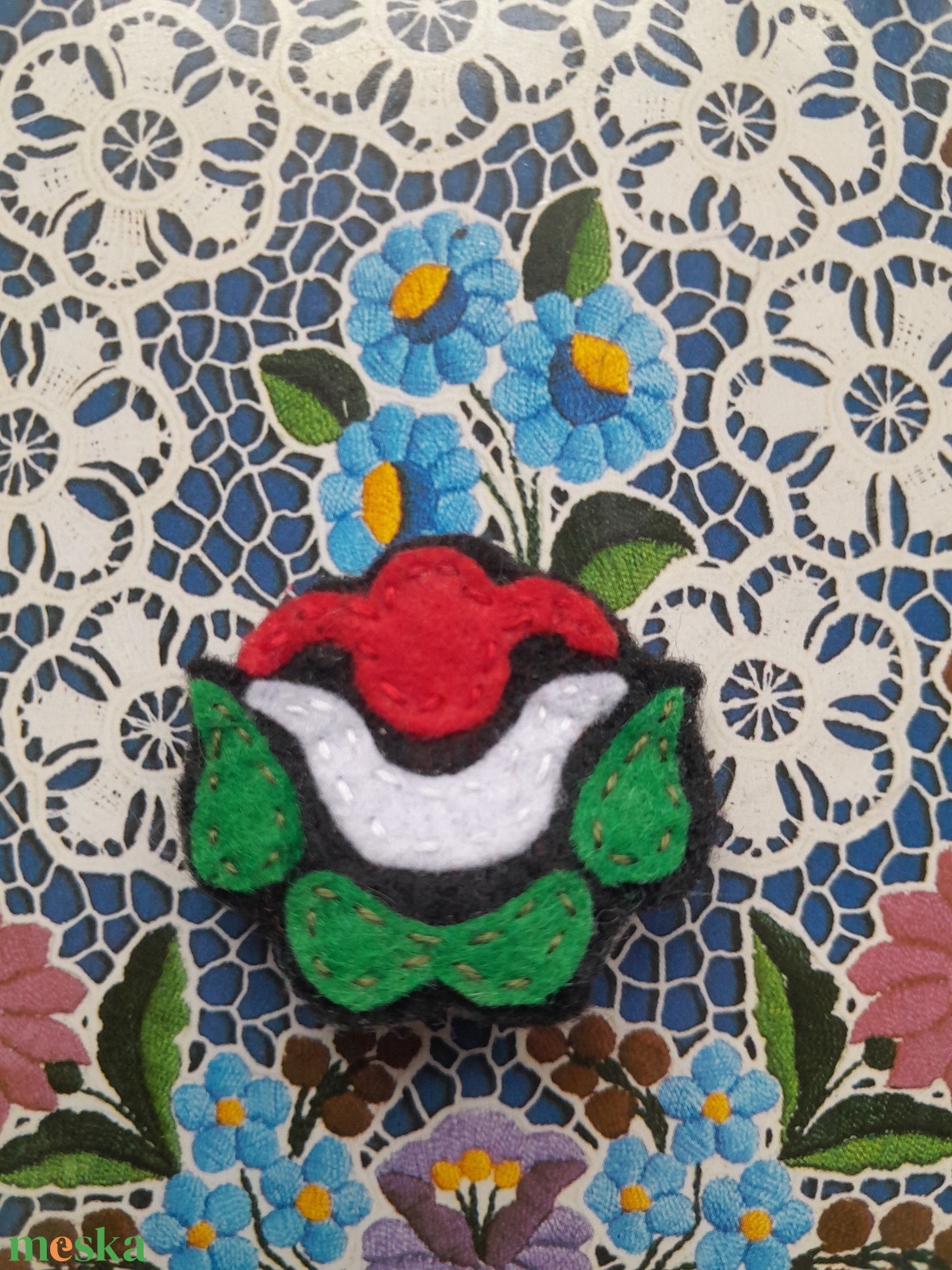 Filc kokárda - ékszer - kitűző és bross - Meska.hu