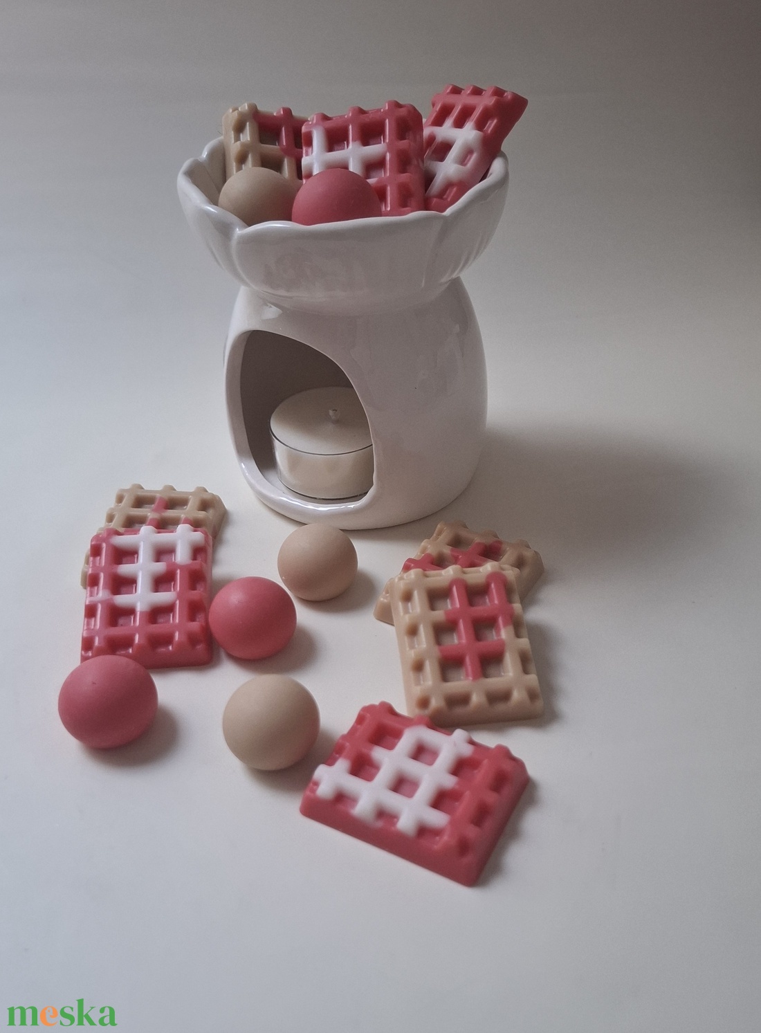 Málnás Panna Cotta Illatviasz  - otthon & életmód - gyertya, illat, aroma - illatviasz - Meska.hu