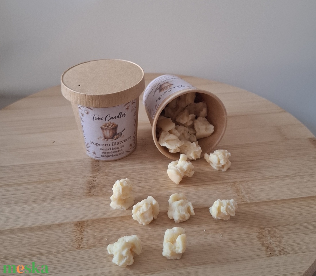 Popcorn Illatviasz  - otthon & életmód - gyertya, illat, aroma - illatviasz - Meska.hu