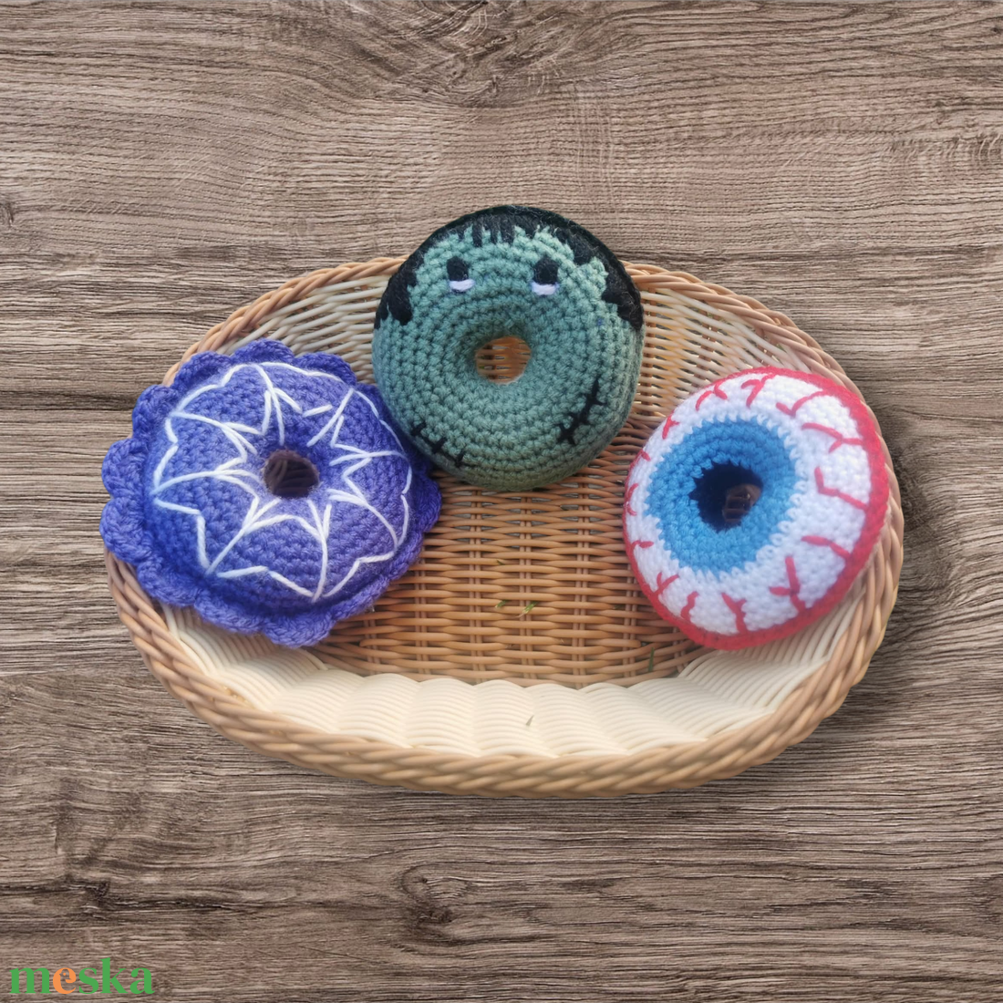 Halloweeni fánkok - játék & sport - gyerekkonyha - játék ételek - Meska.hu